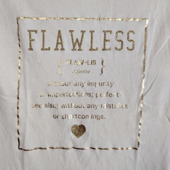 Children's Place "Flawless" Pink Graphic Tee Size 7/8 - Picture 2 of 6